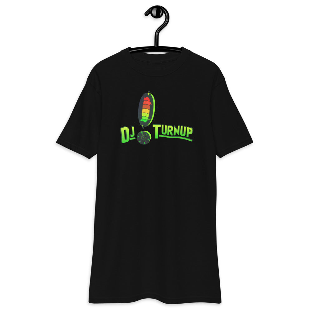 DJ Turn Up (Name & Logo) premium heavyweight tee