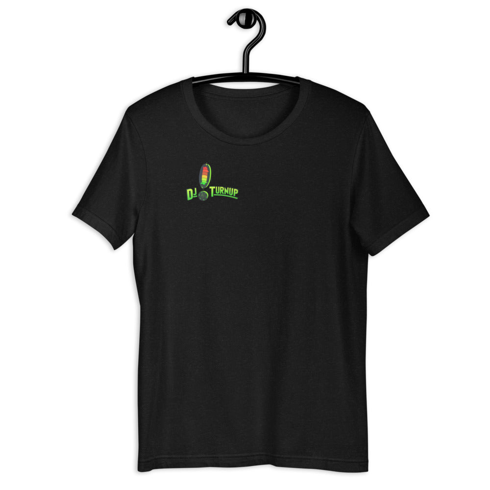 Little DJ Turn Up (Name & Logo) Short-Sleeve Unisex T-Shirt